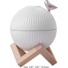 Lampe lune avec humidificateur d'air d'oiseau, diffuseur de parfum de pulvérisation automatique, brumisateur USB, diffuseur