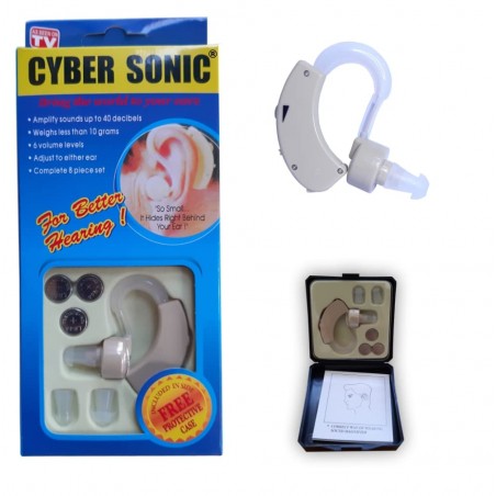 CYBER SONIC® Hearing Aids CYBER Ear Machine Hearing for Old Age/Ear Hearing Machine/BTE Hearing Aid Machine/Ear Sound