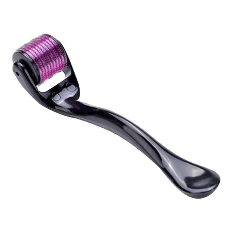 LEDMOMO Derma Roller de 3 mm pour produit de soin du visage, rouleau Premium Titan 540 microns.