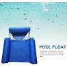 Chaise longue de piscine gonflable | Chaise de piscine pour adultes – Canapé flottant pour piscine, fête, plage, lac, extérieur