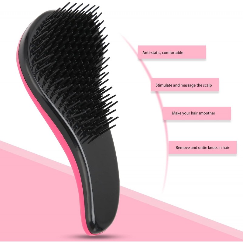 Brosse Démêlante pour Cheveux, Brosse Démêlante de Massage Capillaire, Peigne de Massage du Cuir Chevelu