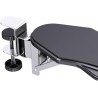 Dickly Accoudoir D'ordinateur Ergonomique pour Bureau, Repose-coude pour Table Bureau Chaise Bureau Maison, Pliable