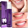 Dentifrice Violet Enlève les Taches,Blanchiment Des dents V34,Dentifrices de Nettoyage Buccal,Dentifrice de Correction de