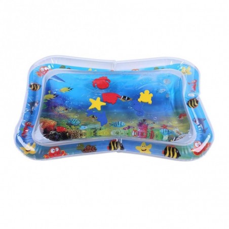 Inflatable Baby Play Mat, with a pattern of marine animals and ice